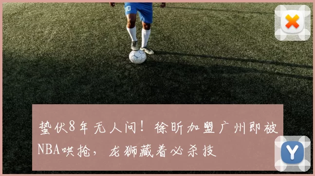 蛰伏8年无人问！徐昕加盟广州即被NBA哄抢，龙狮藏着必杀技