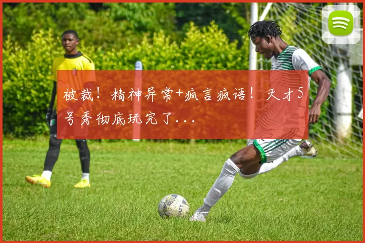 被裁！精神异常+疯言疯语！天才5号秀彻底玩完了...