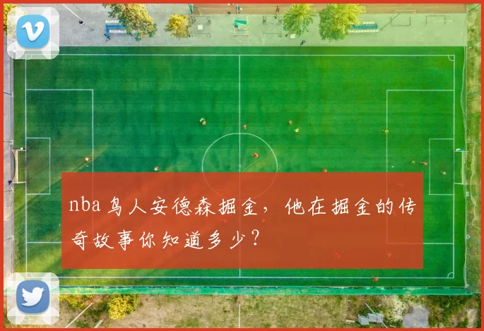nba鸟人安德森掘金,他在掘金的传奇故事你知道多少?